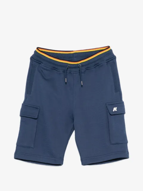 K-Way shorts con ribete de rayas