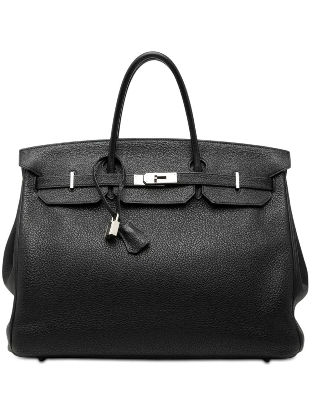 Hermès Pre-Owned 2018 Togo Birkin Retourne 40 handbag - Schwarz