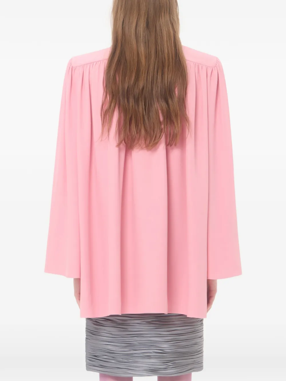Valentino Garavani Cady Couture geplooide top Roze
