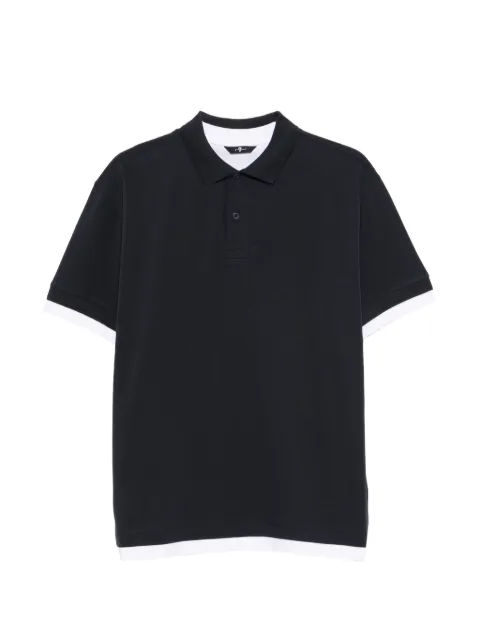7 For All Mankind contrast-trim polo shirt