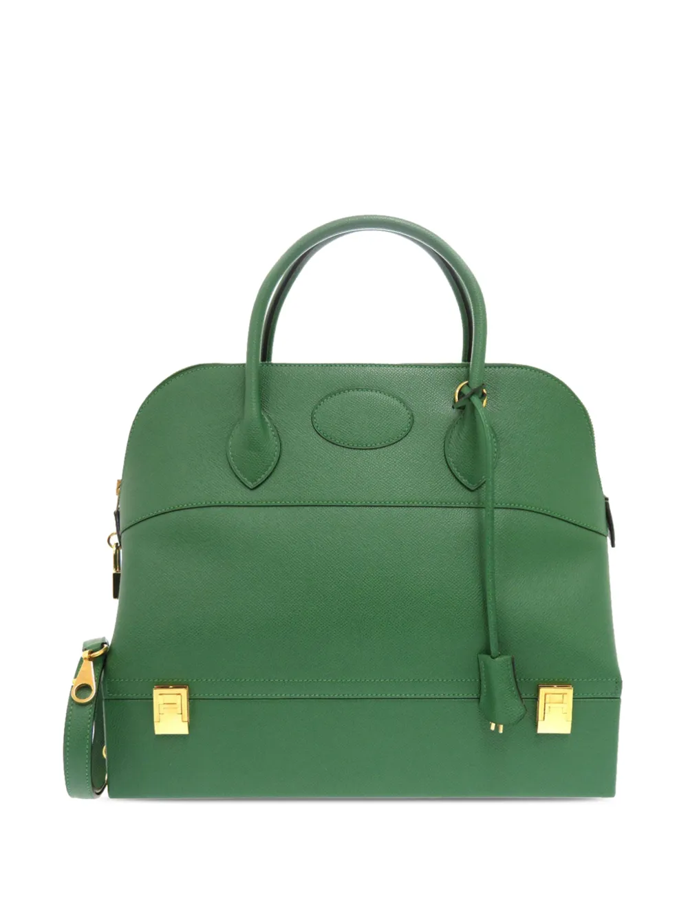 Hermès Pre-Owned 2003 Courchevel Bolide Macpherson satchel - Verde