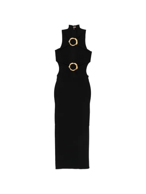 Cult Gaia vestido midi con detalle de anillo