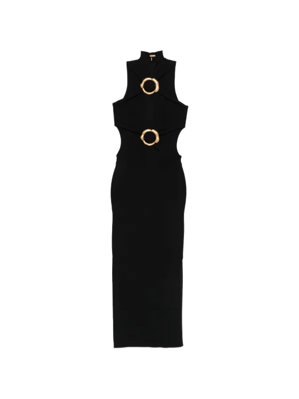 cut out ring midi dress Rent Aje Wave Cutout Ring Midi Dress