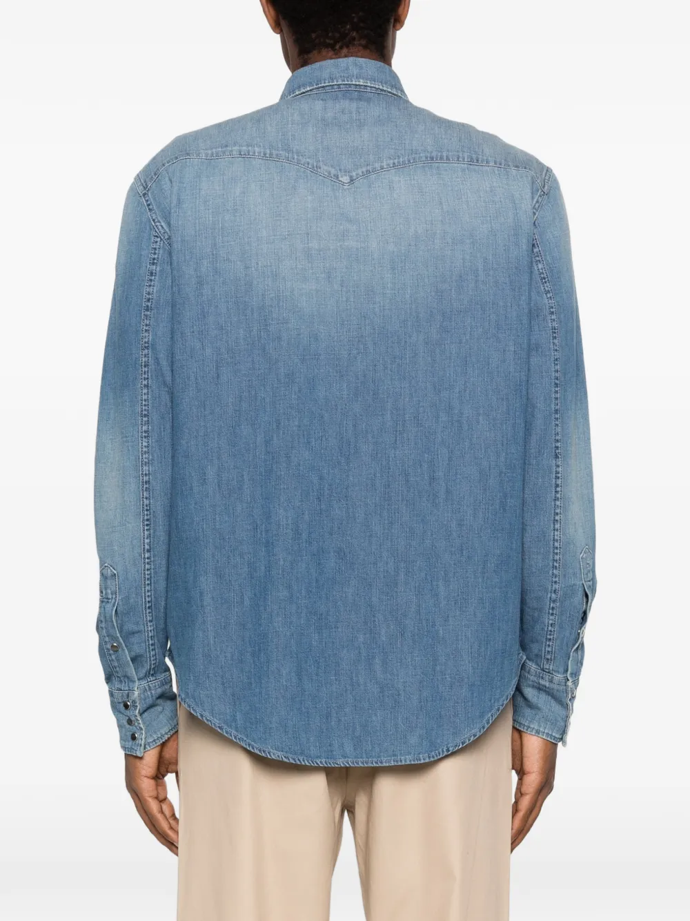 DONDUP T-shirt met lange mouwen Blauw