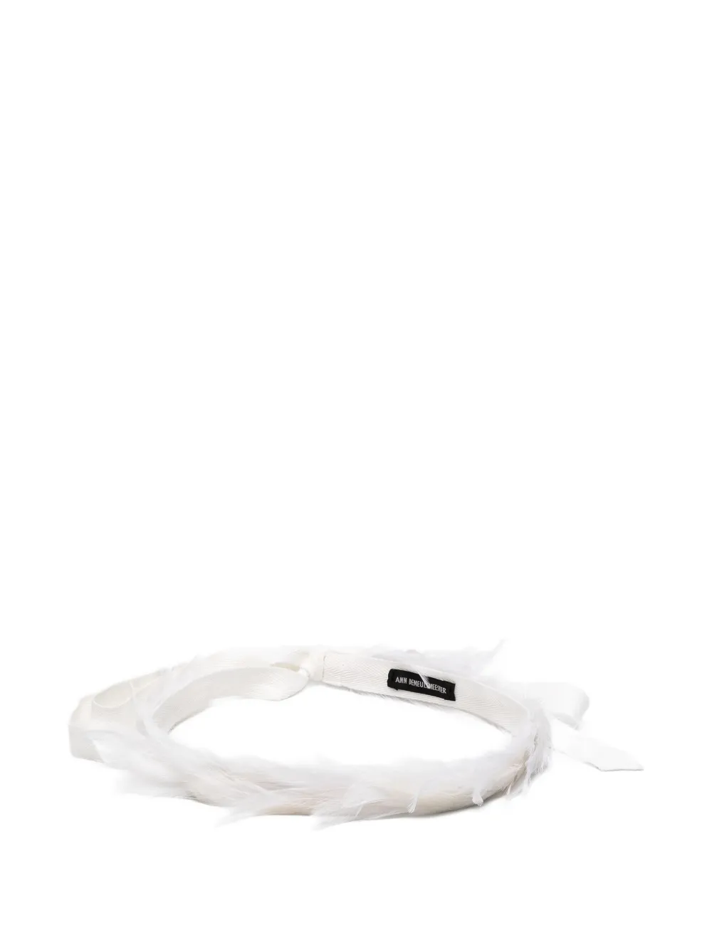 Ann Demeulemeester Zena headband - Bianco