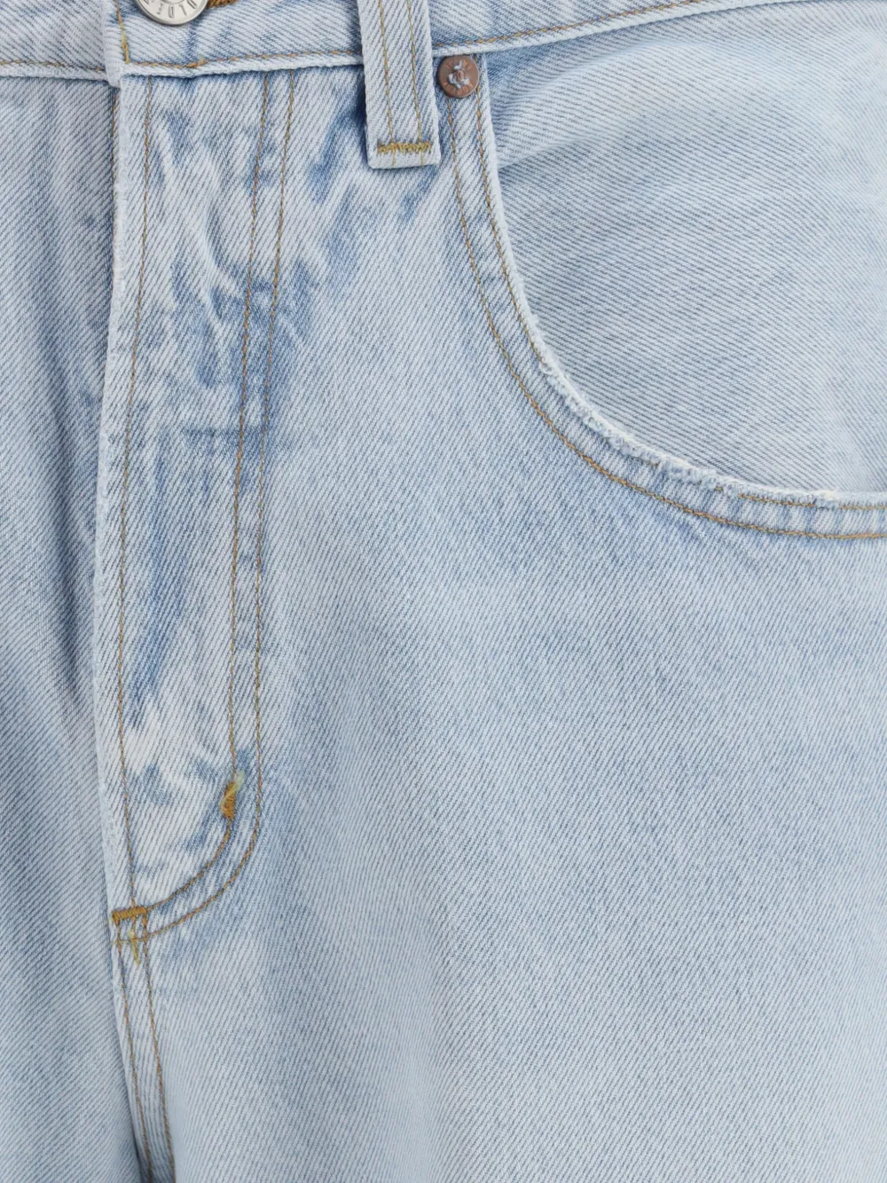 AGOLDE Fusion jeans met knoop Blauw