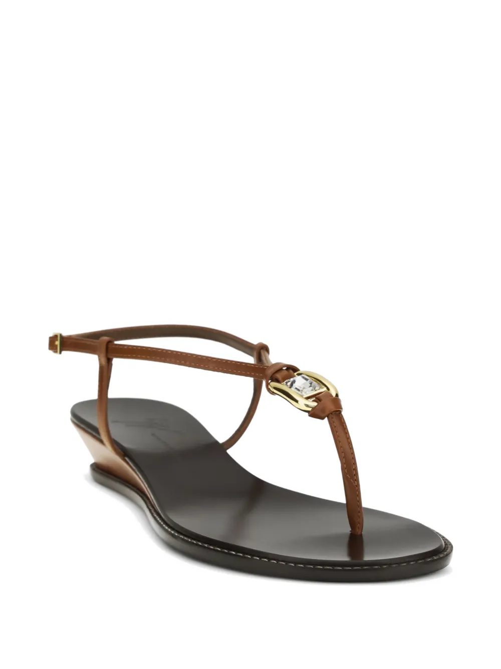 Giuseppe Zanotti Amhelia crystal detail sandal Bruin