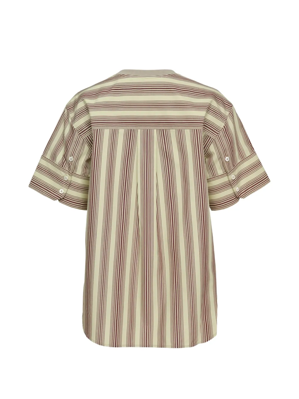 3.1 Phillip Lim T-shirt met gestreept vlak Beige