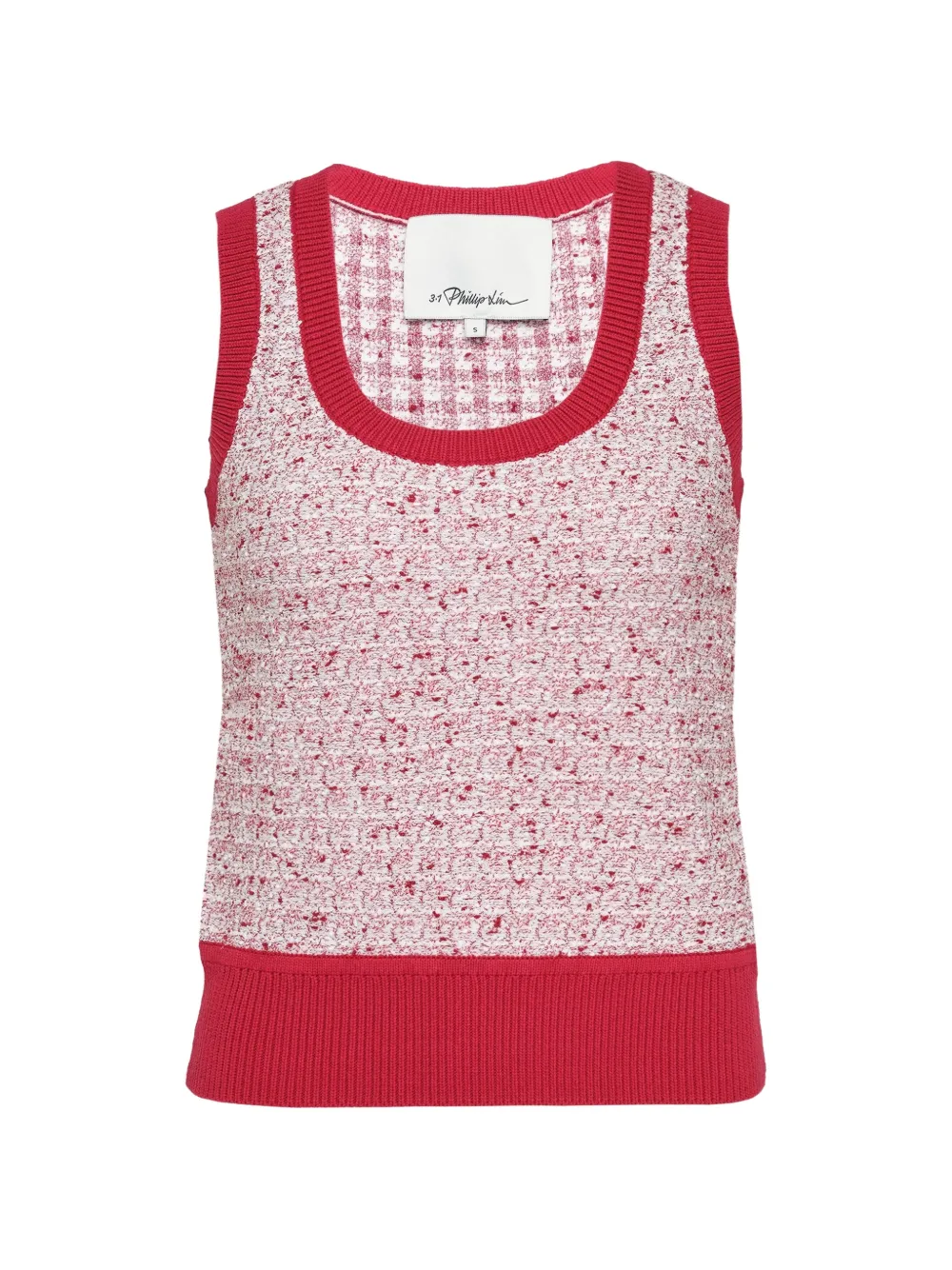 3.1 Phillip Lim knitted sleeveless sweater - Rosso