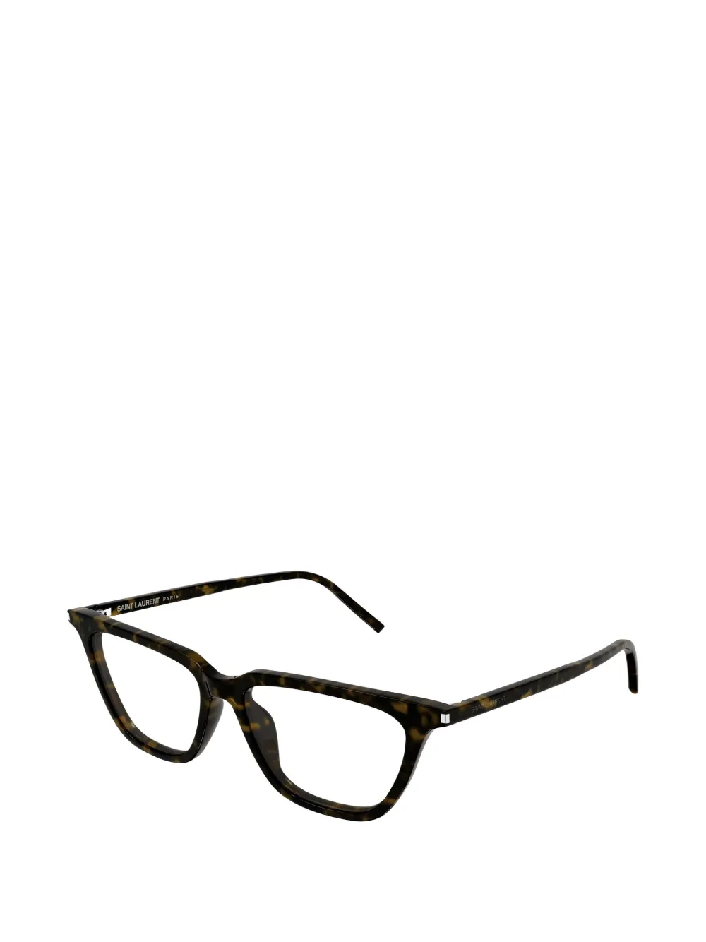 Saint Laurent Eyewear Sulpice zonnebril met vierkant montuur Bruin