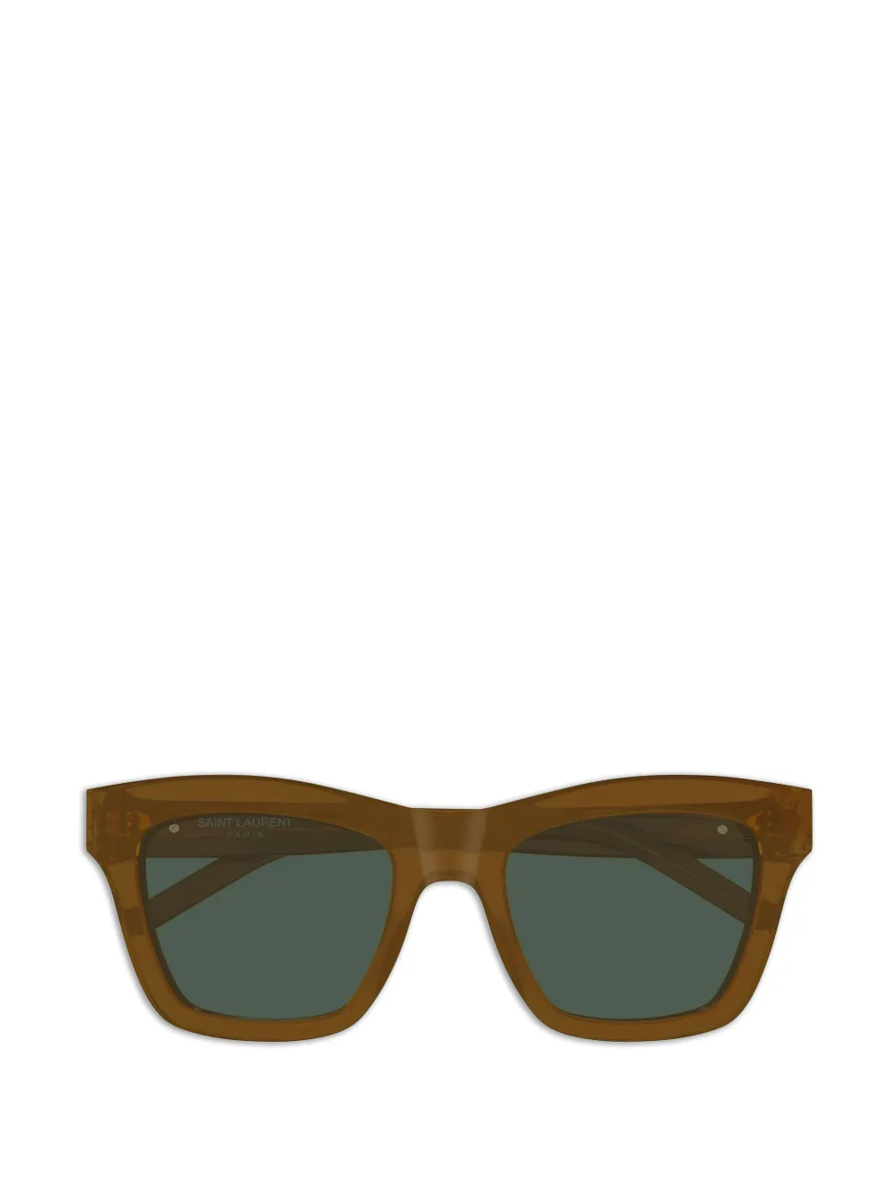Saint Laurent Eyewear Cassandre-detail sunglasses - Marrone