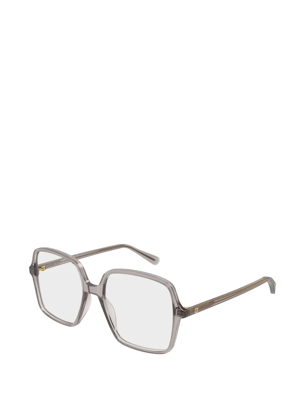 Gucci Eyewear Bril met logodetail Grijs
