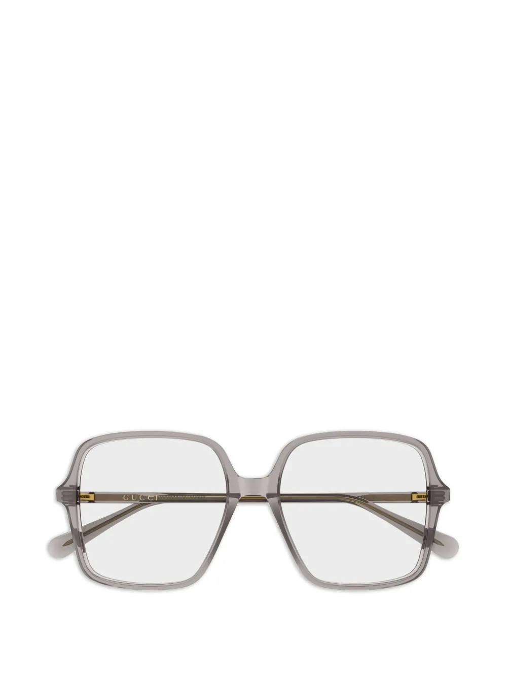 Gucci Eyewear logo-detail glasses - Grau