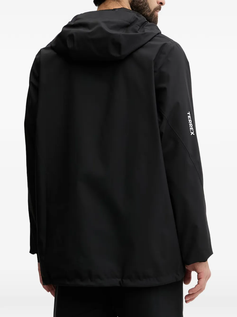 adidas Terrex jack met capuchon Zwart