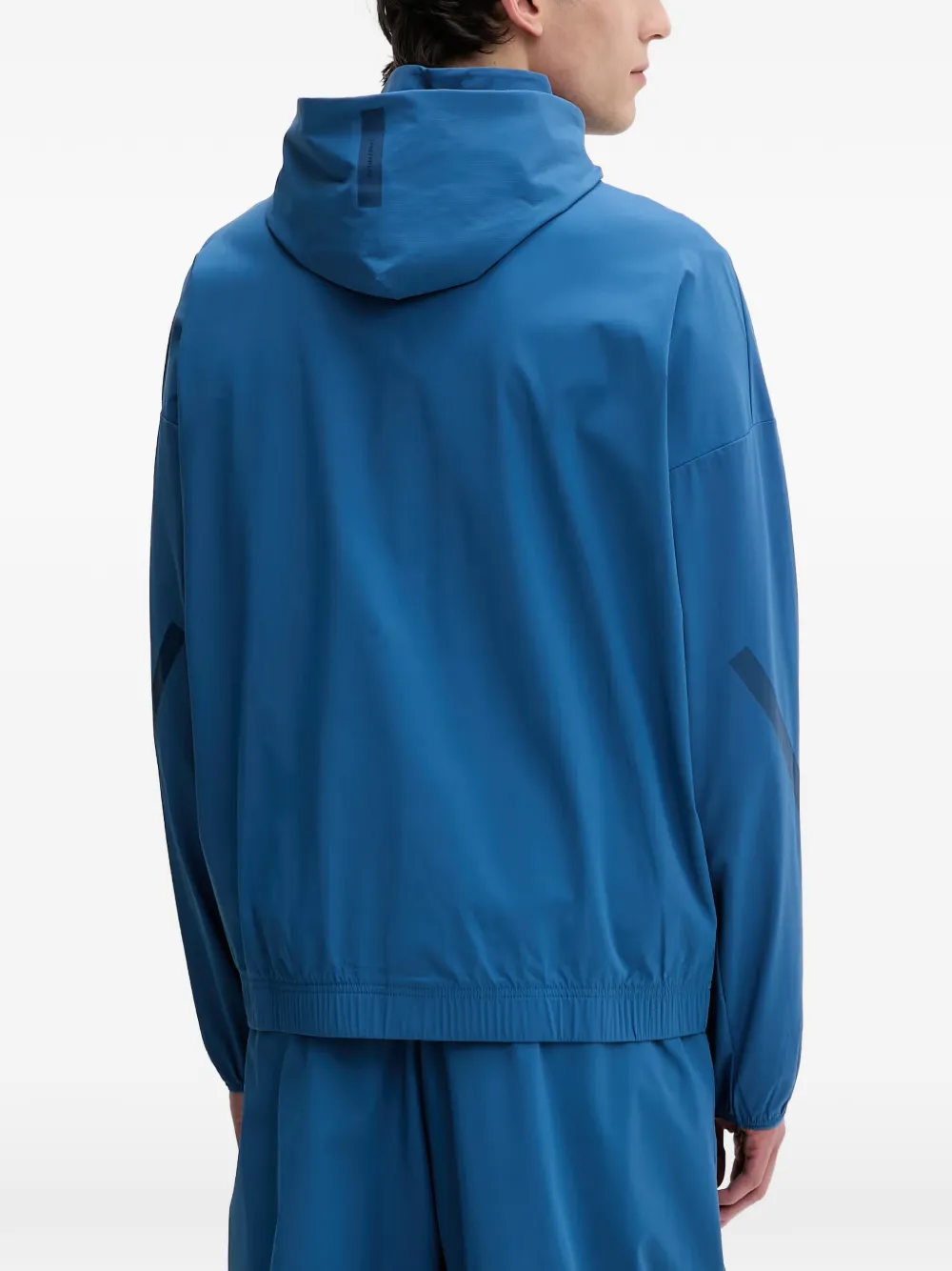 adidas Z.N.E. hoodie met logo-print en rits Blauw