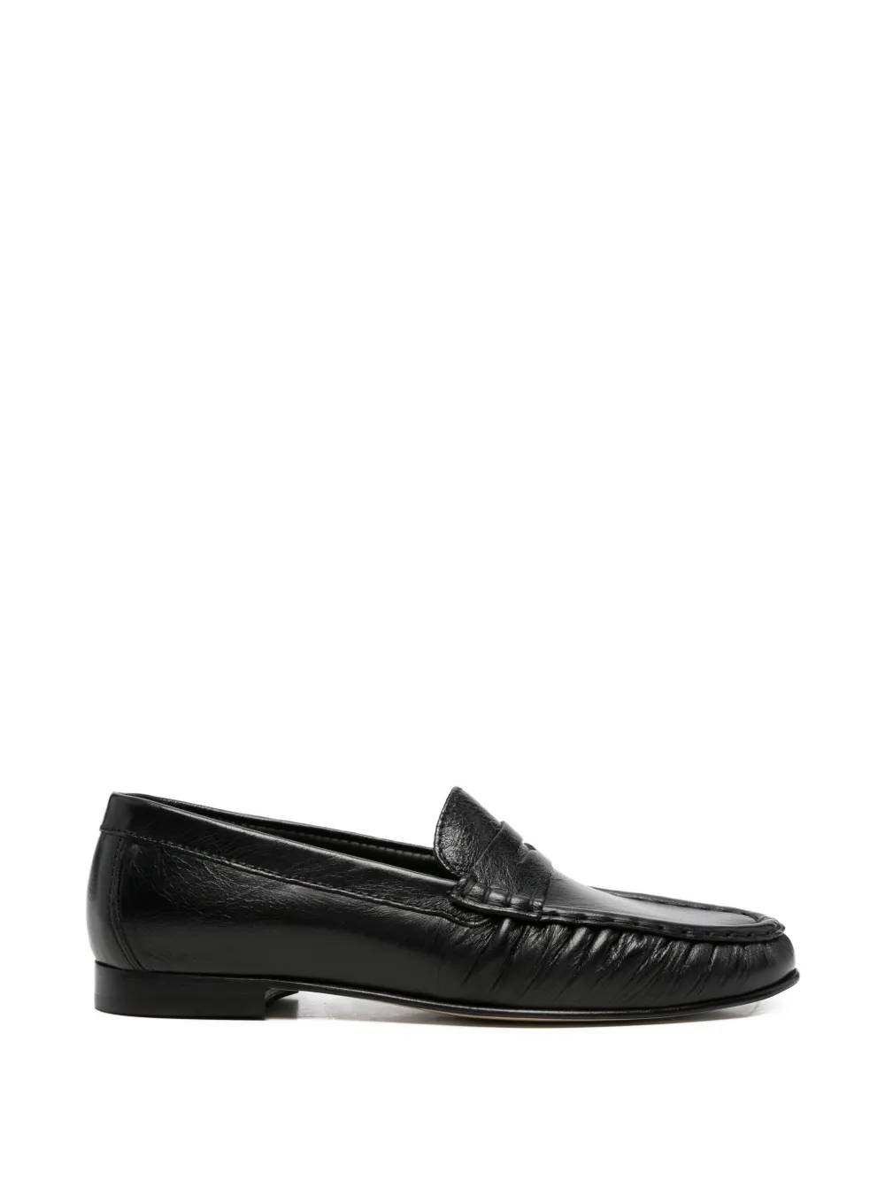 POEVE leather loafers - Nero