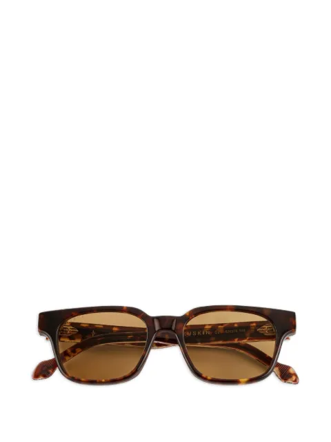 Dyrka tortoise embellishment rectangle-frame sunglasses