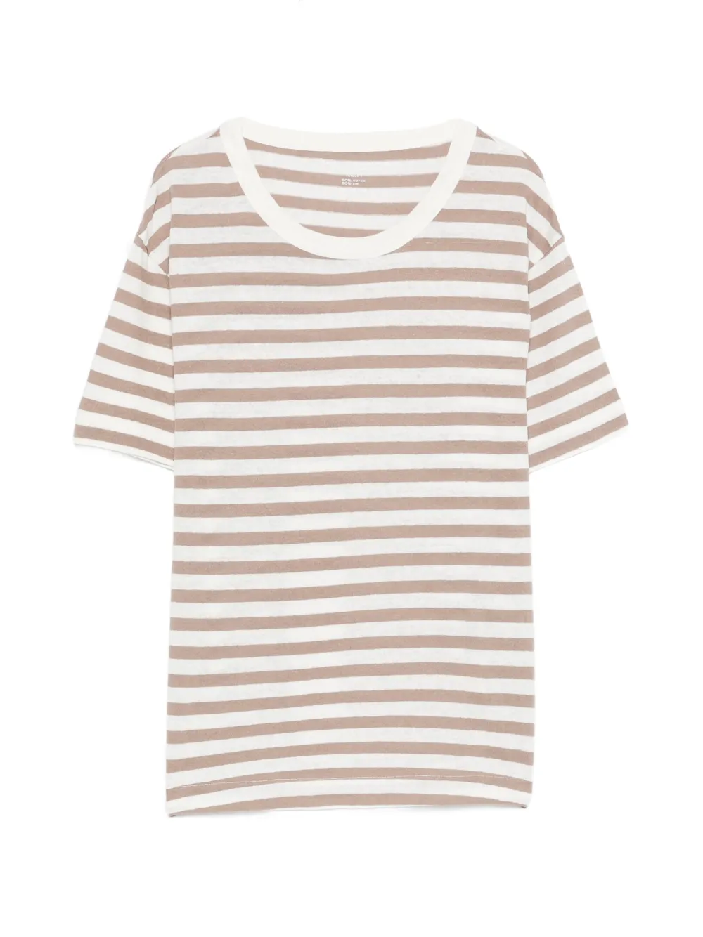 Majestic Filatures striped short-sleeve T-shirt - Toni neutri