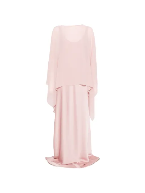 ALESSANDRO LEGORA Traverso satin-finish maxi dress
