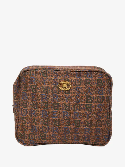 Burberry Pre-Owned pochette en toile (années 1900)