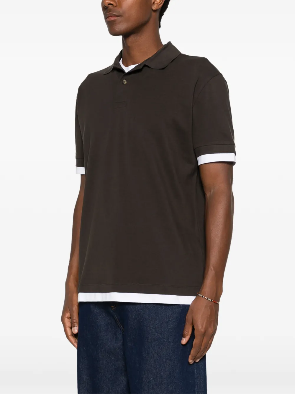 7 For All Mankind Overhemd met gelaagd-effect Bruin