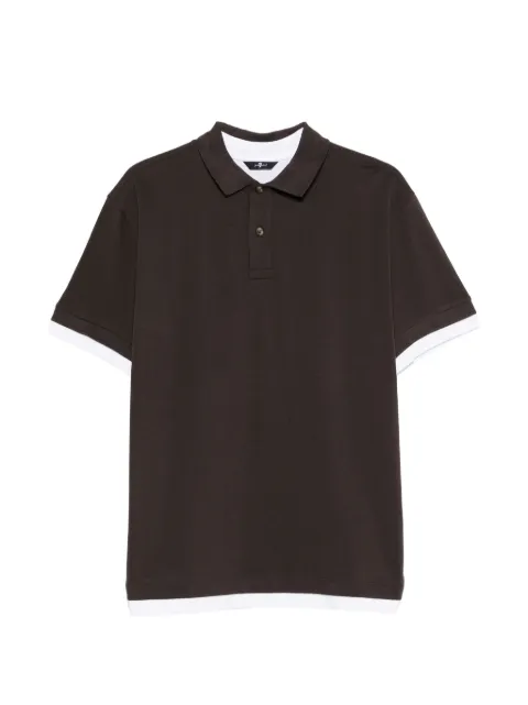 7 For All Mankind layered-effect polo shirt