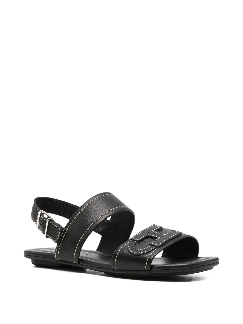 Hogan H-logo sandals Zwart