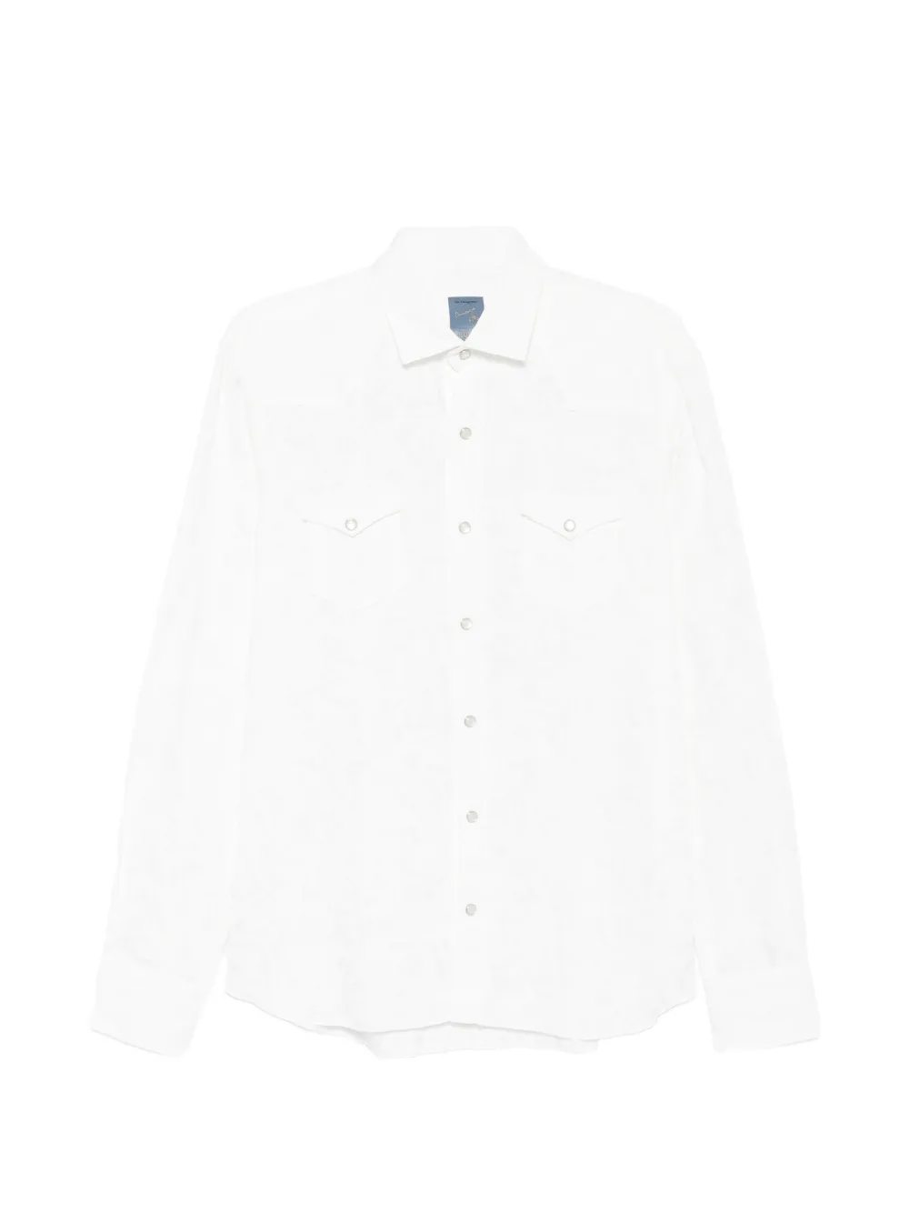 Barba chest-pocket shirt - Bianco