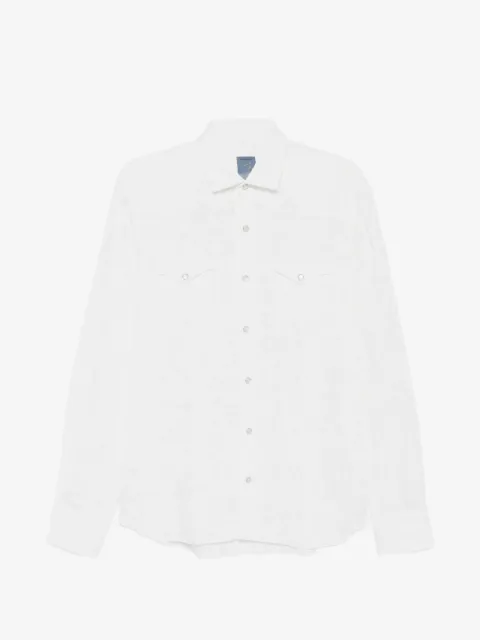 Barba camisa con bolsillo en el pecho