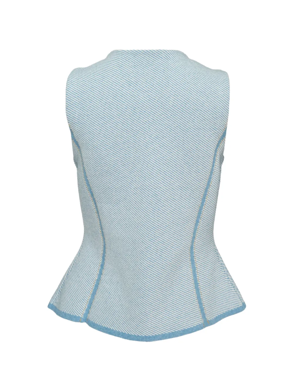 3.1 Phillip Lim Spencer met knoopsluiting Blauw