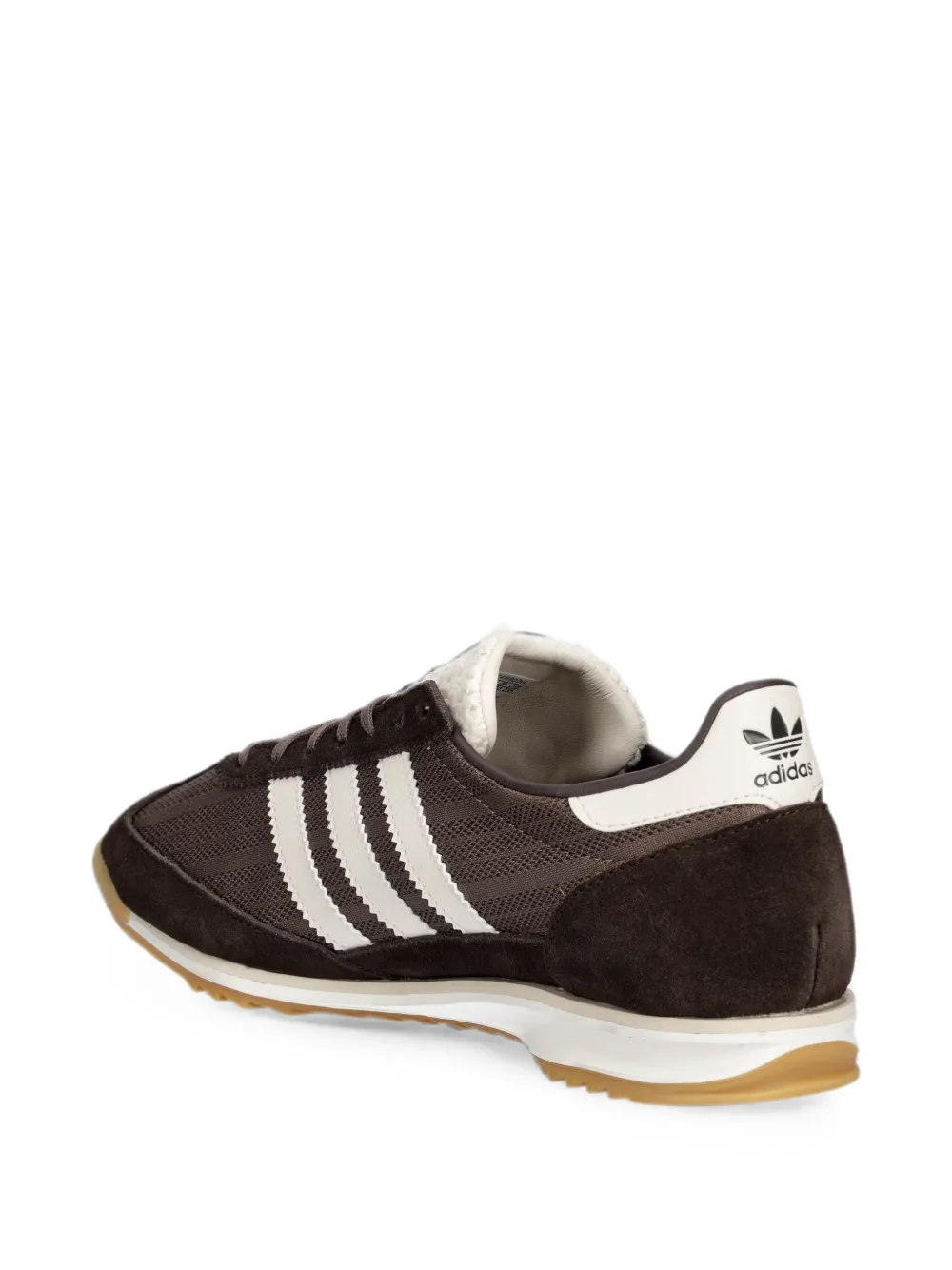 adidas SL 72 suede-panelled mesh sneakers Bruin