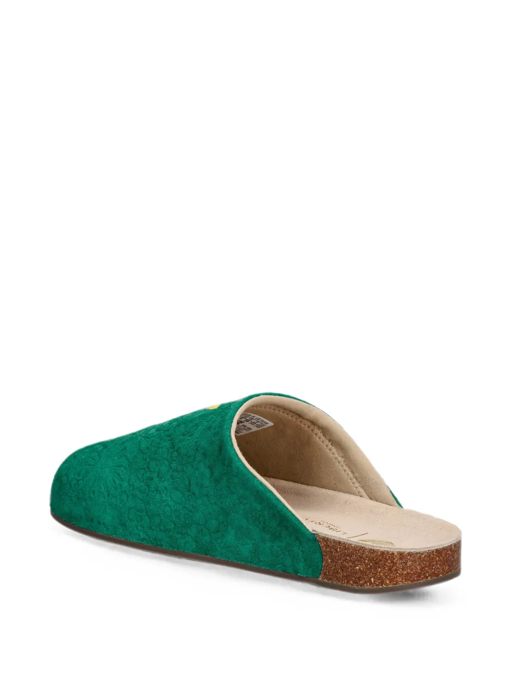 adidas Adimule floral-embossed mules Groen