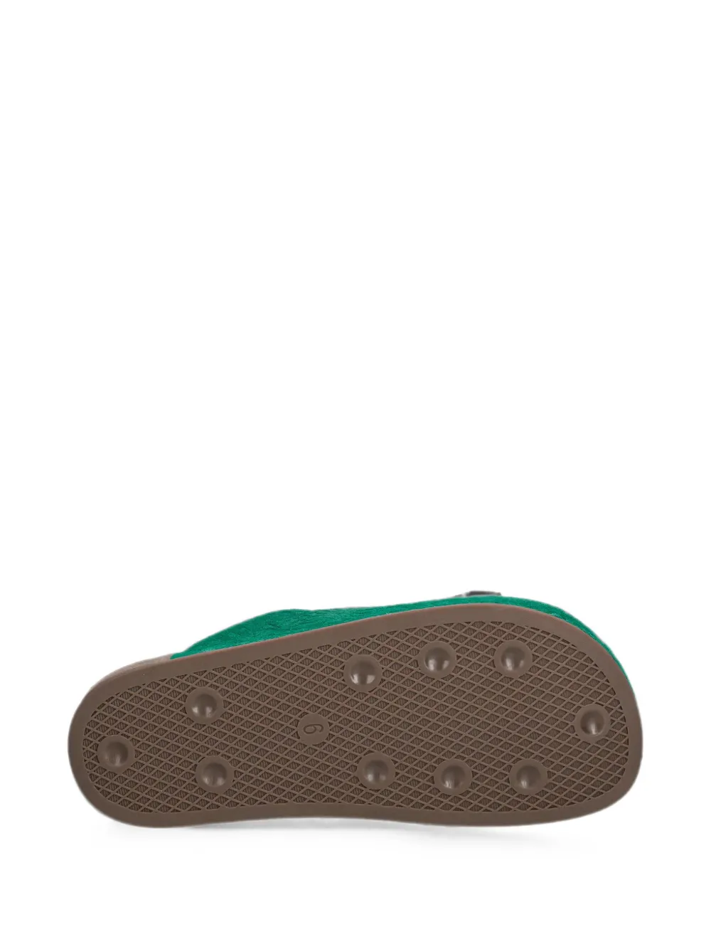 adidas Adimule floral-embossed mules Groen