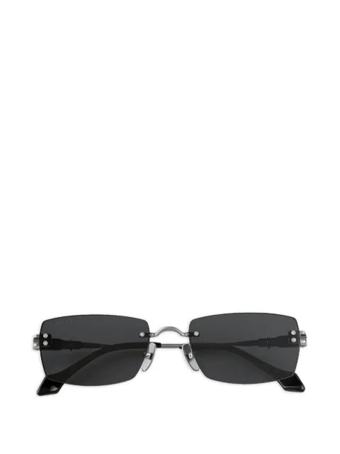 Dyrka rimless rectangle sunglasses