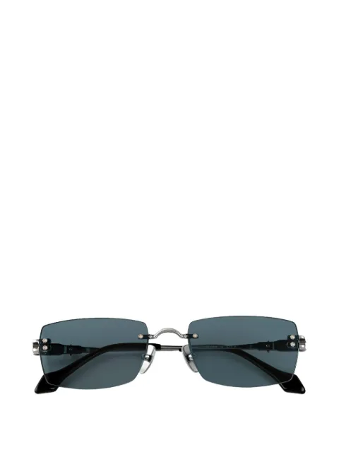 Dyrka rectangle rimless sunglasses
