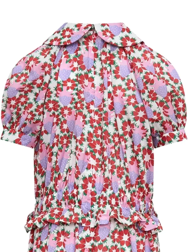 ladies strawberry dress Simply Southern Striped Strawberry Dress for Women in Mint | PP-0126-DRS-STRW