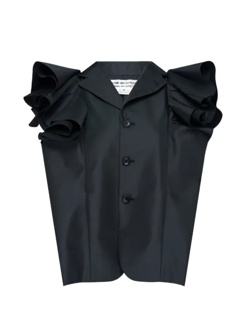 Comme Des Garçons Comme Des Garçons ruffled sleeveless top