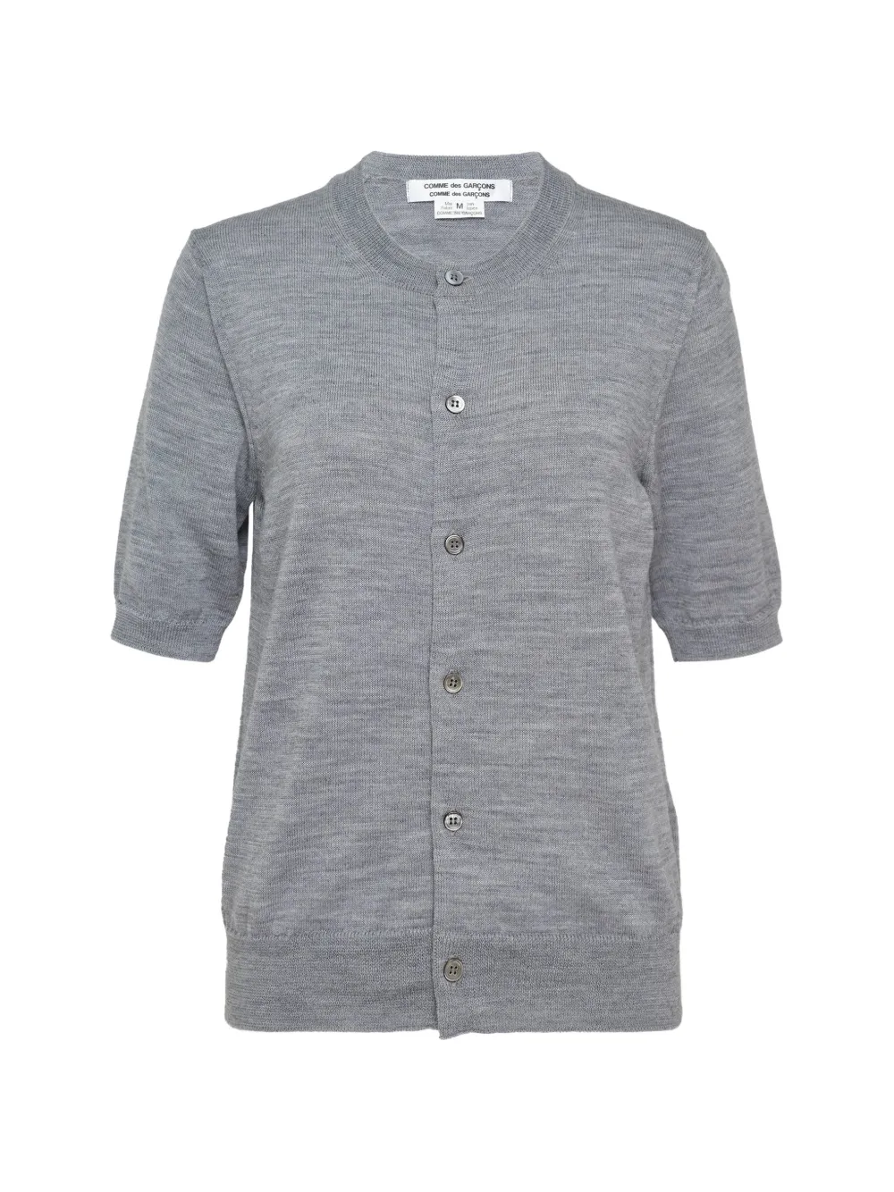 Comme Des Garçons Comme Des Garçons short-sleeve cardigan - Grey