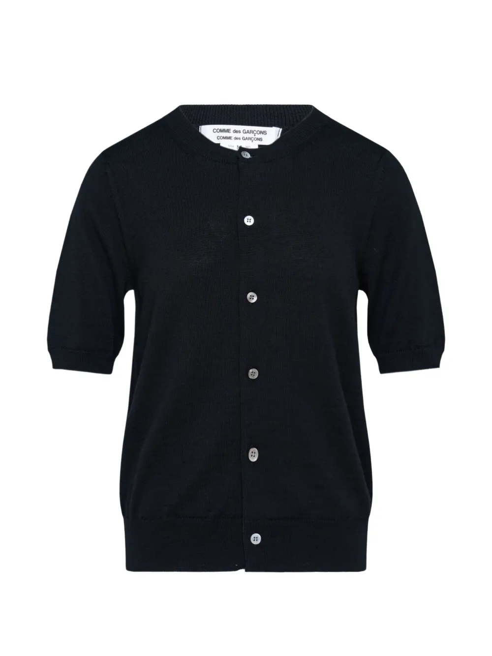 Comme Des Garçons Comme Des Garçons short-sleeve cardigan - Nero