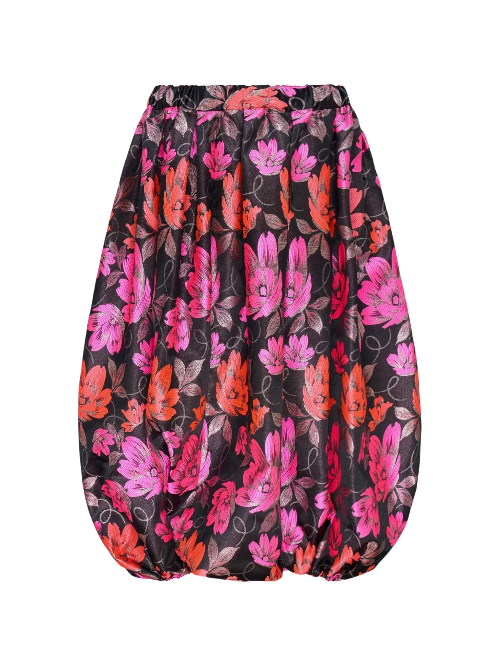 Comme Des Garçons Comme Des Garçons floral-print balloon trousers - Nero