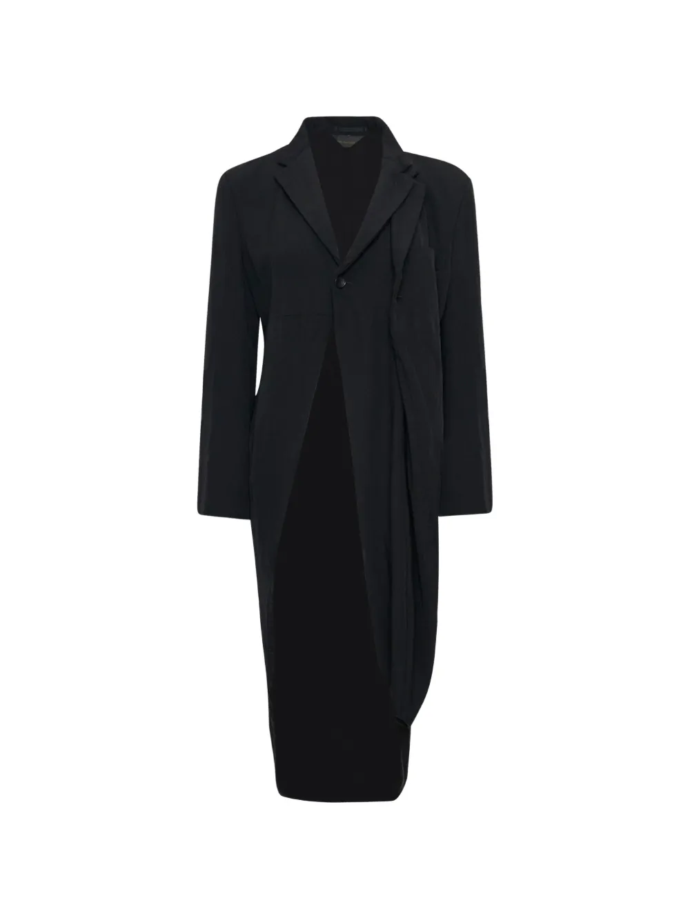 Comme Des Garçons draped asymmetric jacket - Nero