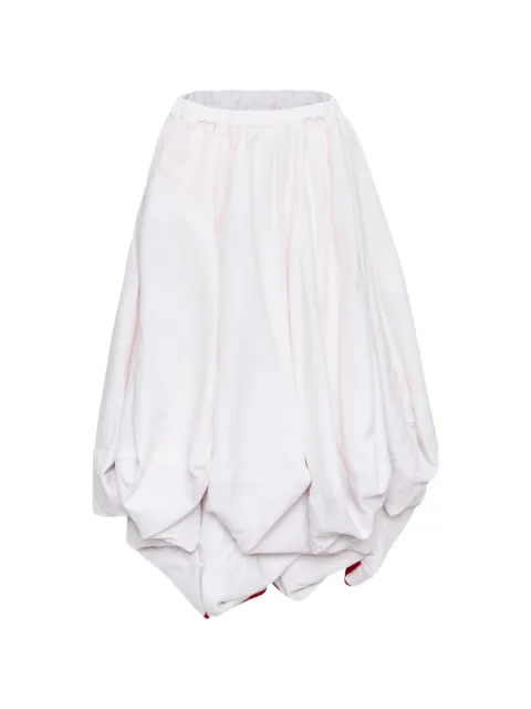 Comme Des Garçons falda midi drapeada