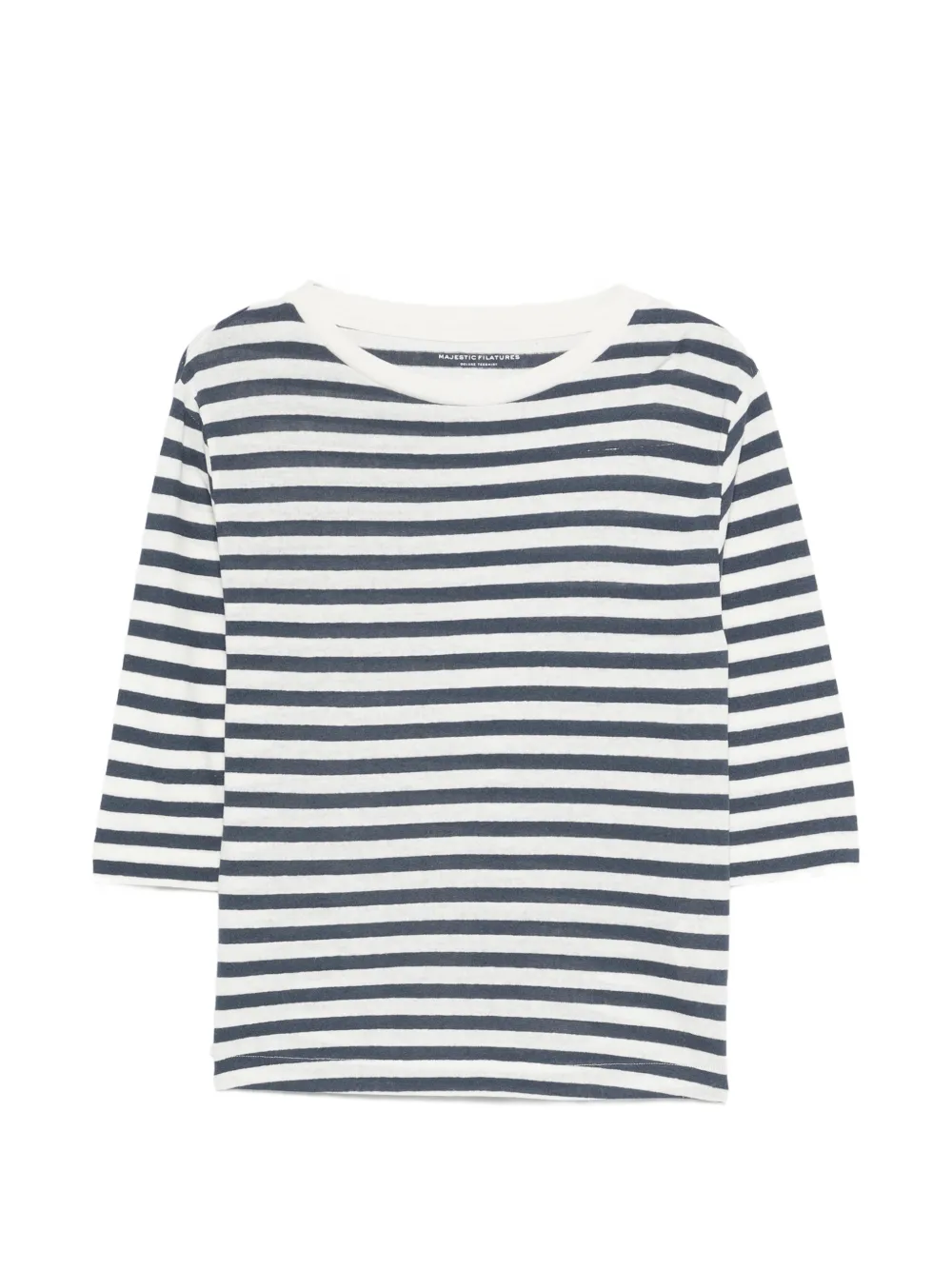 Majestic Filatures striped T-shirt - Blu