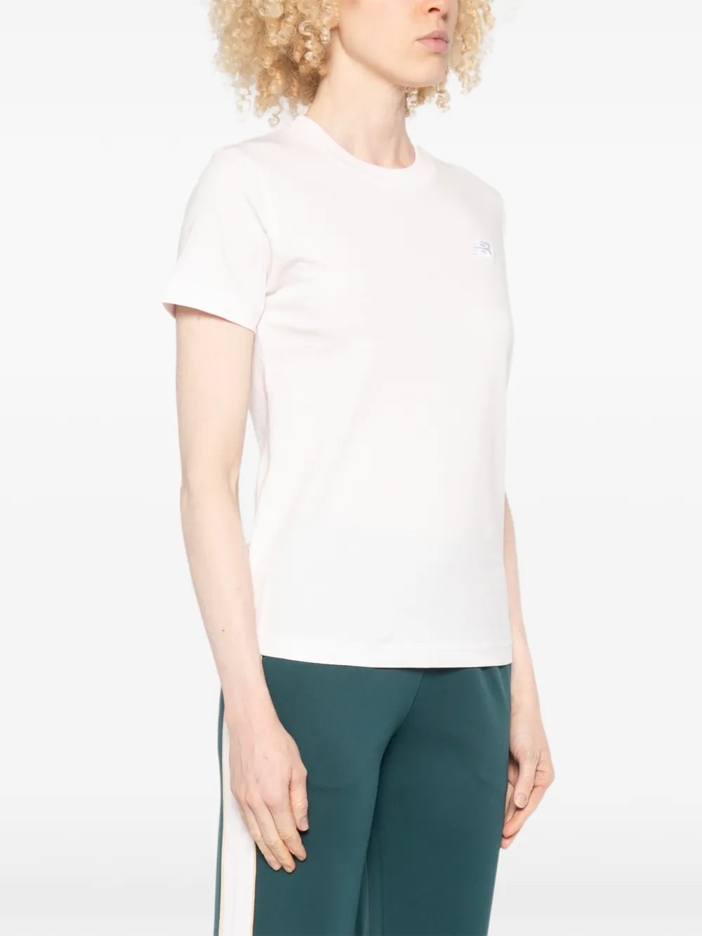 New Balance T-shirt met logo Roze