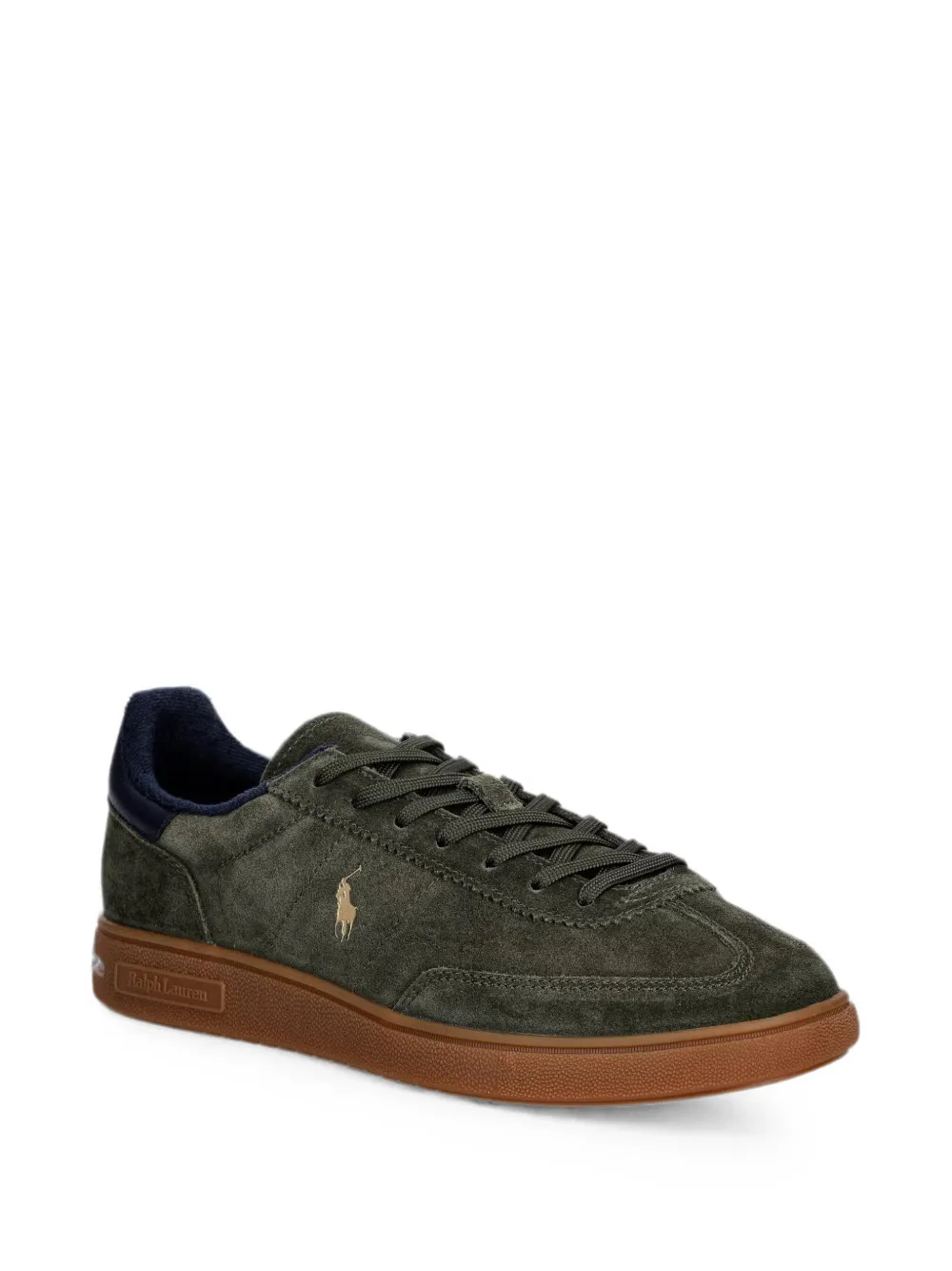 Polo Ralph Lauren Polo Pony suede sneakers Groen