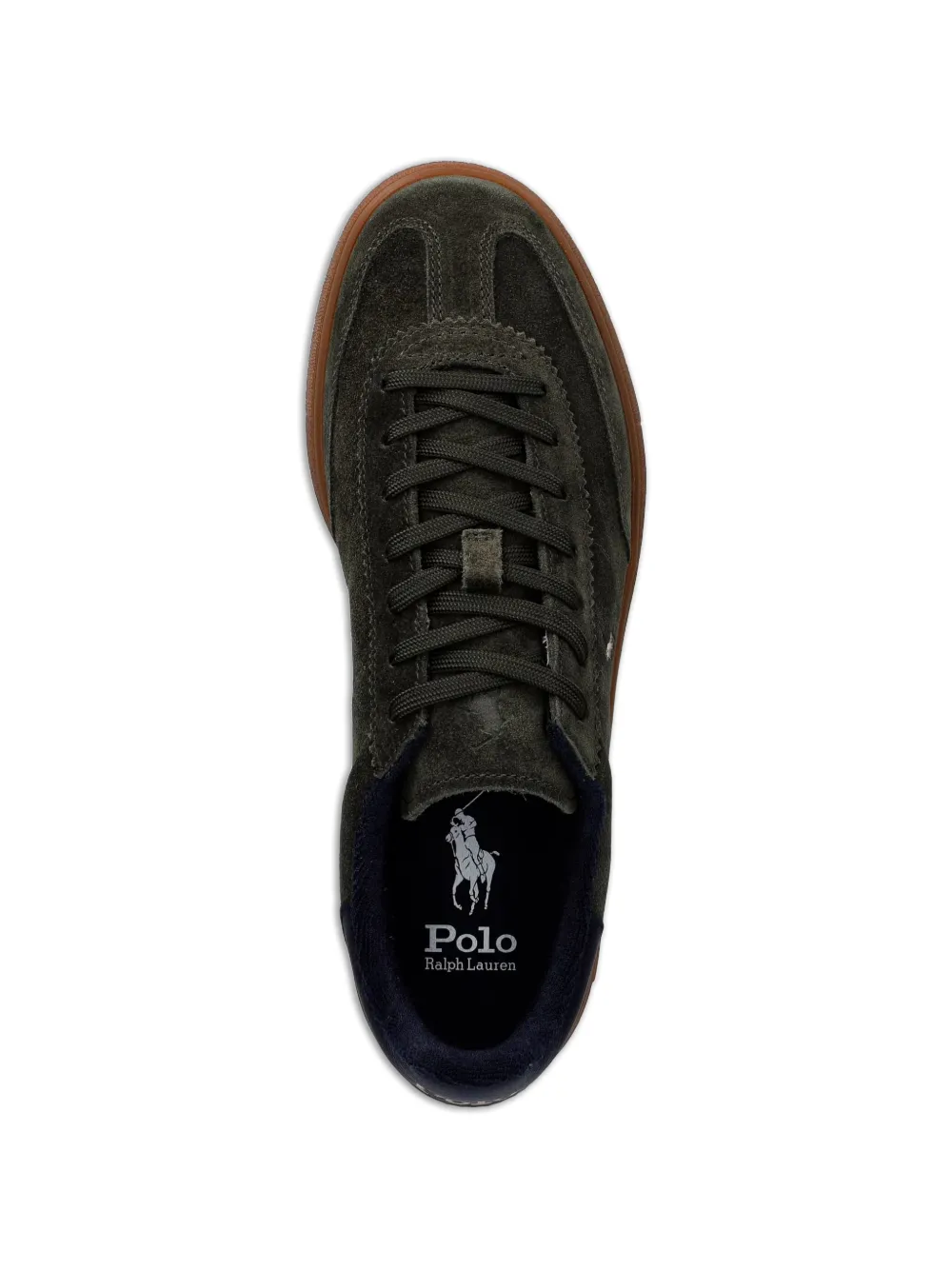 Polo Ralph Lauren Polo Pony suede sneakers Groen