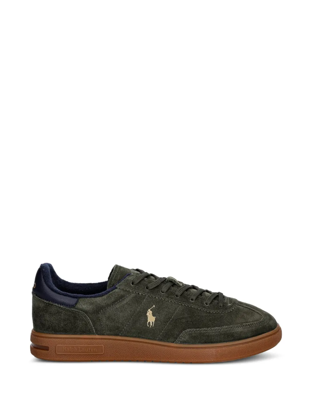 Polo Ralph Lauren Polo Pony suede sneakers Groen