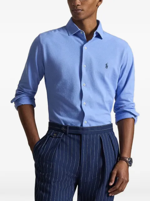 Polo Ralph Lauren camisa con logo bordado y botones