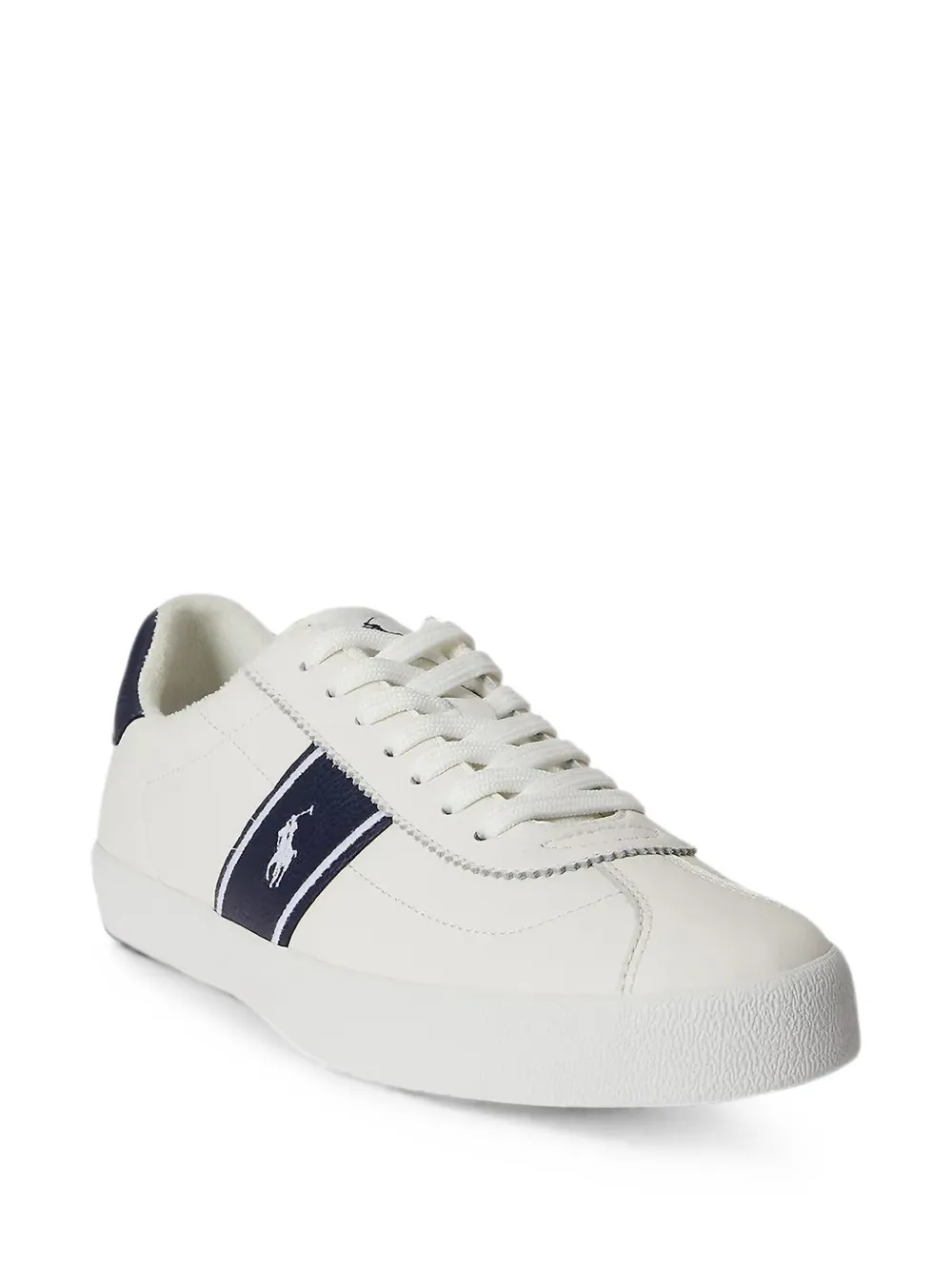 Polo Ralph Lauren Polo Pony side-stripe sneakers Beige