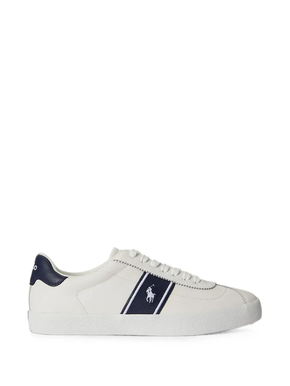 Polo Ralph Lauren Polo Pony side-stripe sneakers - Nude